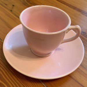 LuRay Pastels Demitasse Cup Saucer Taylor Smith Taylor Vintage